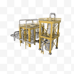 化学工业图片_立体化工厂设备设施