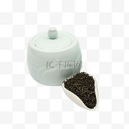 淘宝茶具店标图片_白色的装茶容器免抠图