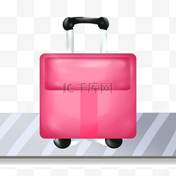 粉色行李箱箱子