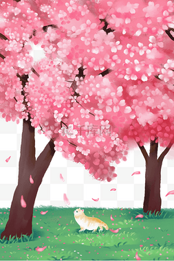 春天樱花粉色浪漫樱花节