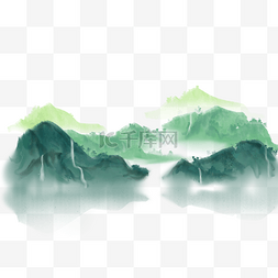 中国风水墨山水画