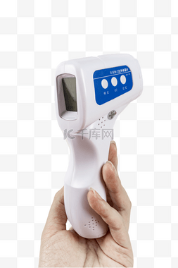 体温测温枪图片_公共医疗安全防护测温枪手持电子