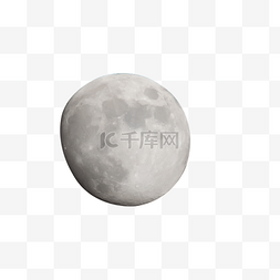 夜晚星空图片_天空中的灰色月亮