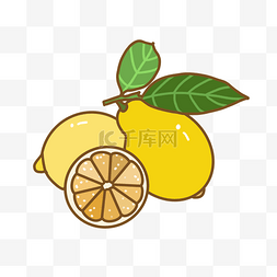 清新水果柠檬图片_柠檬夏天清新素材