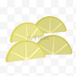 柠檬片水果图片_水果柠檬片图案