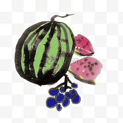 夏天西瓜水果