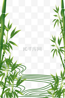竹子花纹底纹
