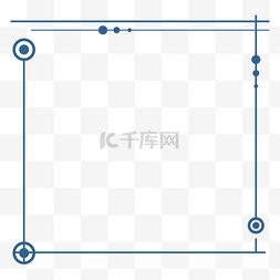 橙色点线地球图片_蓝色点线面设计科技边框