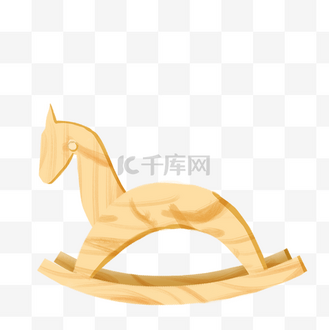 卡通遥遥木马免扣图个人vip和企业vip免费下载插画儿童插画室内小男孩