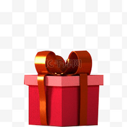 礼物包装盒子图片_红色的礼物包装盒子免抠图