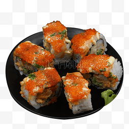 新鲜的寿司免抠图