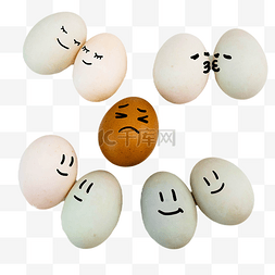 孤立鸡蛋