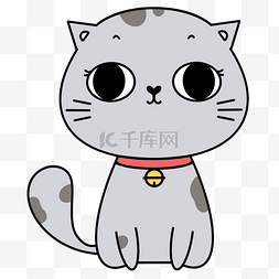 卡通猫可爱小猫咪图片_教育培训装饰可爱小猫咪