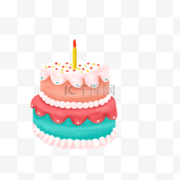 卡通蛋糕生日图片_卡通蛋糕