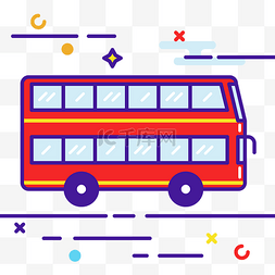 公交车图标图片_可爱交通工具图标
