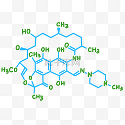 复杂蓝色分子式