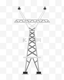 铁塔淡奶图片_电缆高压线塔