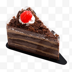 巧克力奶油图片_巧克力奶油水果蛋糕