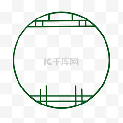 绿色古典框图片_绿色古风边框