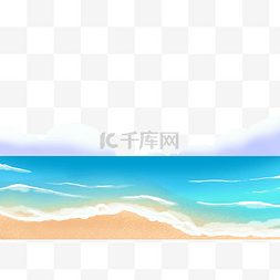 海浪海滩海水