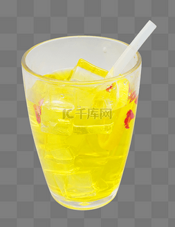 橙汁饮料杯图片_一杯橙汁饮料