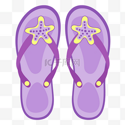 紫色拖鞋图片_紫色拖鞋