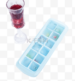 红酒杯自制冰块盒