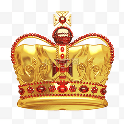 王者段位图片_AI矢量金色皇冠