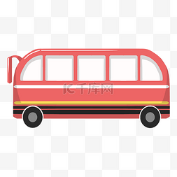 红色巴士汽车