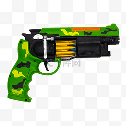 绿色手枪玩具