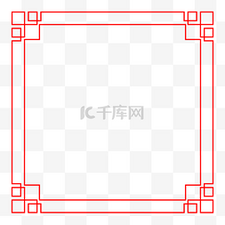 中国风传统回形纹边框
