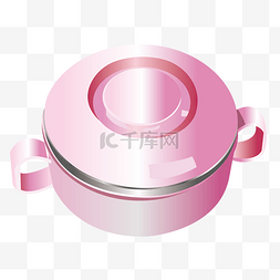 粉色碗筷餐具