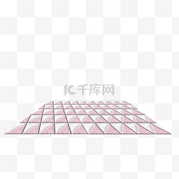 地板瓷砖图片_暖色系三角拼砖地板瓷砖