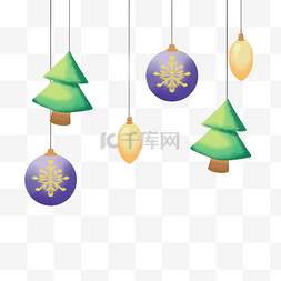 圣诞树挂球挂饰