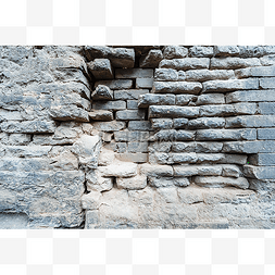 砖块素材图片_山西平遥古城砖墙