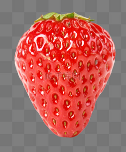 草莓斜切图片_新鲜草莓水果