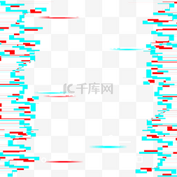 抖音故障边框图片_抖音故障风格边框