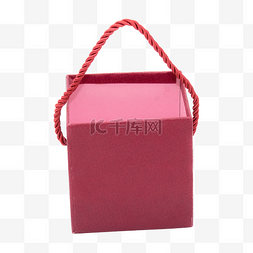 购物袋红色图片_红色硬纸袋