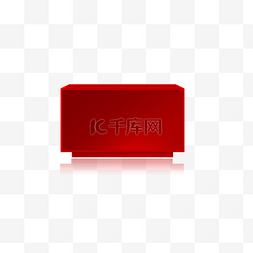 红色方块立体图片_红色的立体方块免抠图