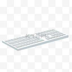 机械键盘png图片_白色键盘