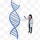 DNA检测染色体人物