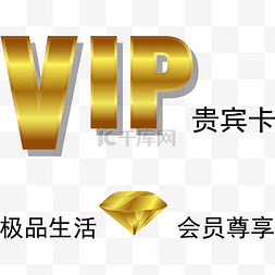 vip金色图片_VIP贵宾卡字体设计