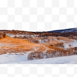 北方雪原图片_坝上雪原白天雪地 草原