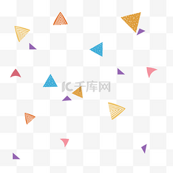 三角形图片_漂浮几何三角图片素材