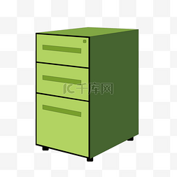 柜子绿色图片_绿色办公柜子图案