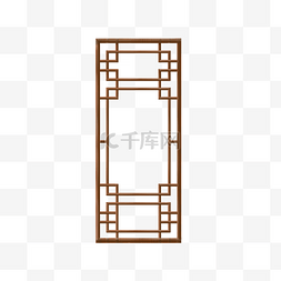 中式简单窗户