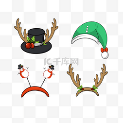 创意装饰圣诞帽子