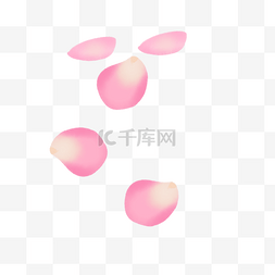 粉色花瓣素材图片_飘浮花瓣