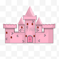 儿童粉色梦幻城堡