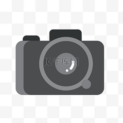 黑色相机图片_照相机黑色标签矢量图